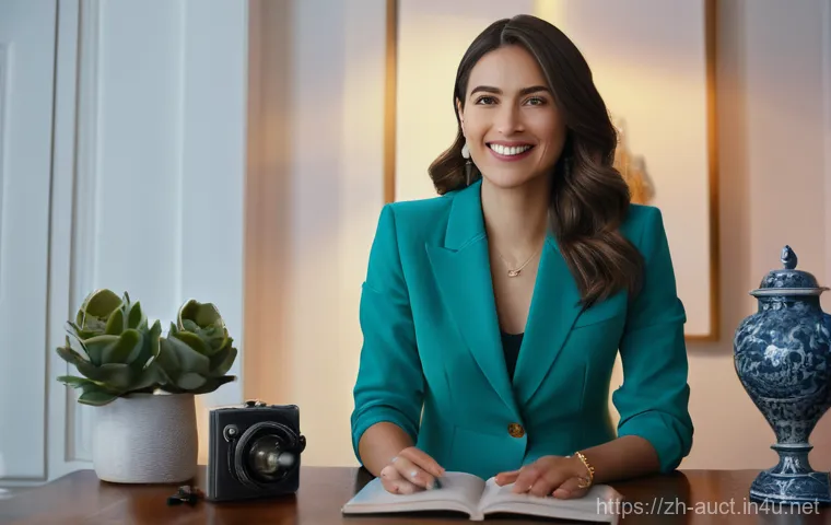 경매사 경력 개발에 유용한 네트워킹 팁 - Prompt 1: Dynamic Online Auctioneer Engaged with Social Media**