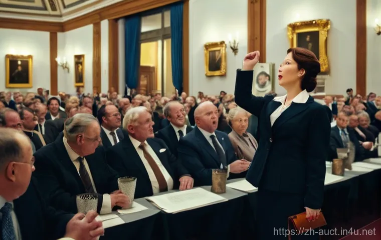 경매사로의 전직 성공 스토리 - **Prompt 1: The Charismatic Auctioneer in Action**
    "A dynamic, wide-angle shot of a charismatic ...