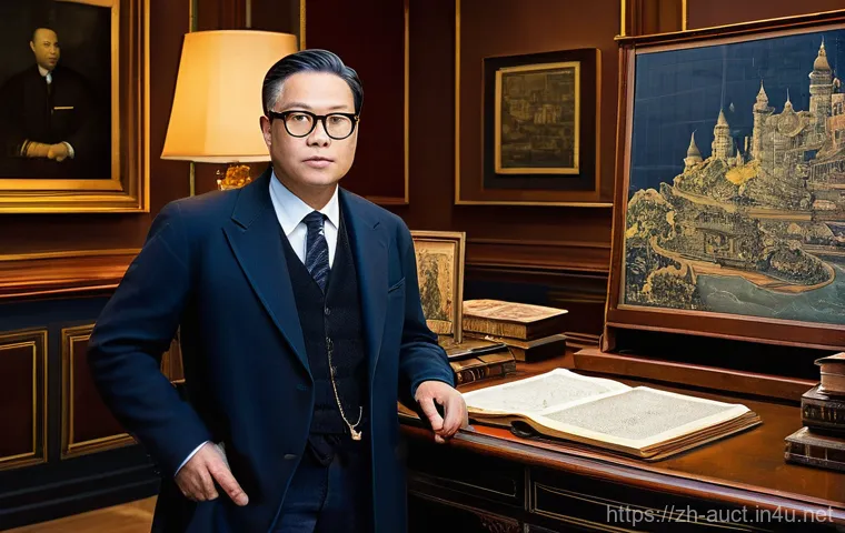 경매사 업무 사례 분석 - **Prompt: The Meticulous Art of Valuation: A Modern Auctioneer's Study**
    "A professional male au...