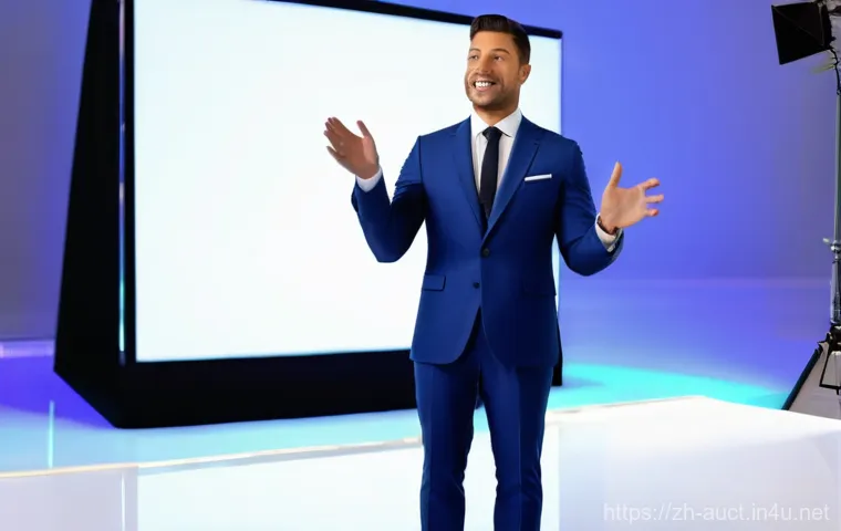 경매사 관련 세미나와 강의 정보 - **Prompt:** A focused and experienced female auctioneer, mid-30s, dressed in a sharp, elegant busine...