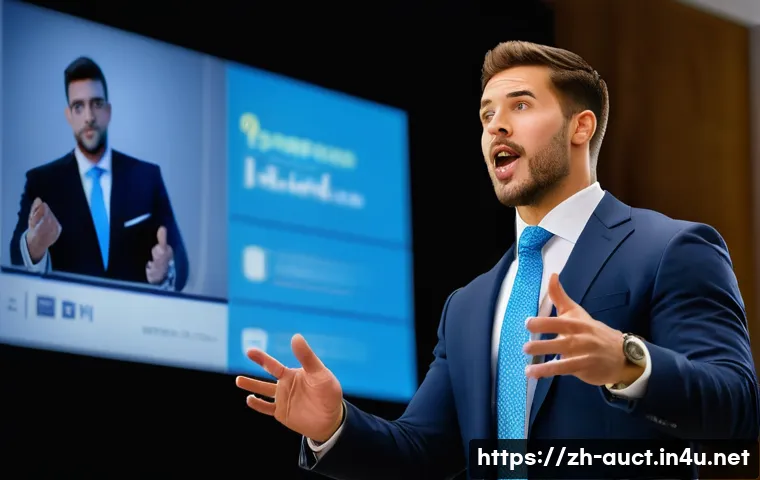 경매사 자격증과 연관된 직업 목록 - A professional auctioneer in a modern real estate auction setting, wearing a sharp business suit and...