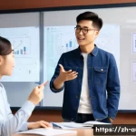 경매사 시험 스터디 파트너 구하기 - A modern study room scene featuring two young Chinese adults preparing for the auctioneer exam toget...